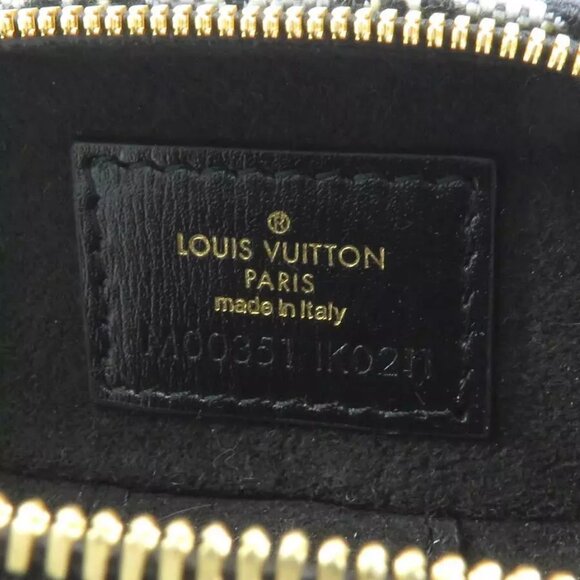 Auth LOUIS VUITTON Porte Cles Vanity Charm Black/White/Gold - Picture 9 of 10